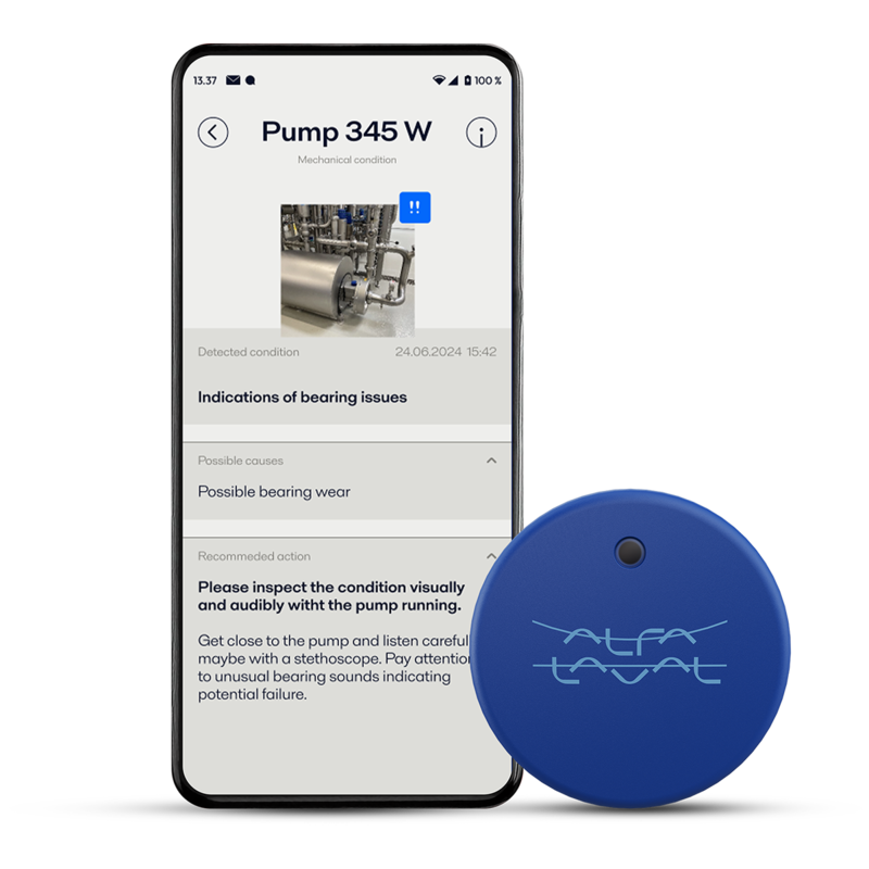 Alfa Laval Clariot Connect XV Sensor zur Zustandsüberwachung